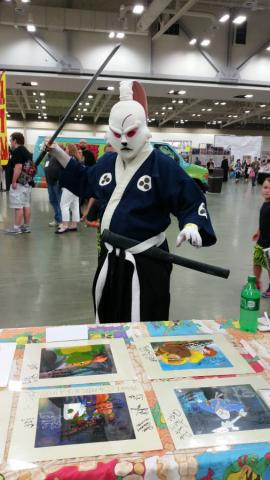 Usagi Cosplayer at Cowabunga Corner Booth
