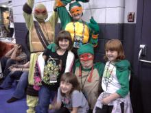 TMNT Photo Shoot in Dealer Room